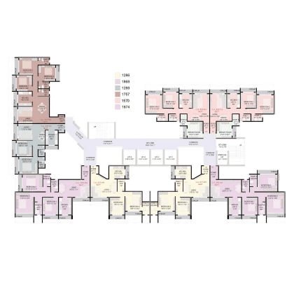 Sample floor plan at Brigade Gunjur Bangalore