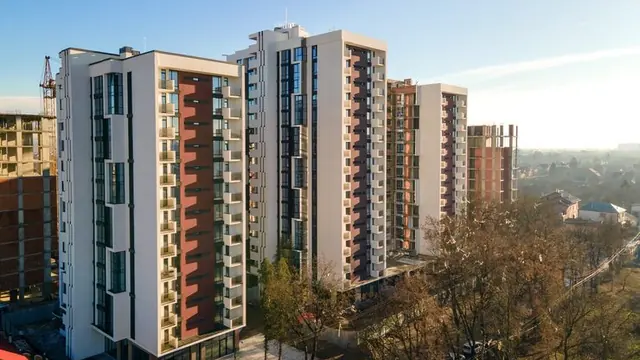 Artist's impression of a Brigade apartment facade (illustrative image)