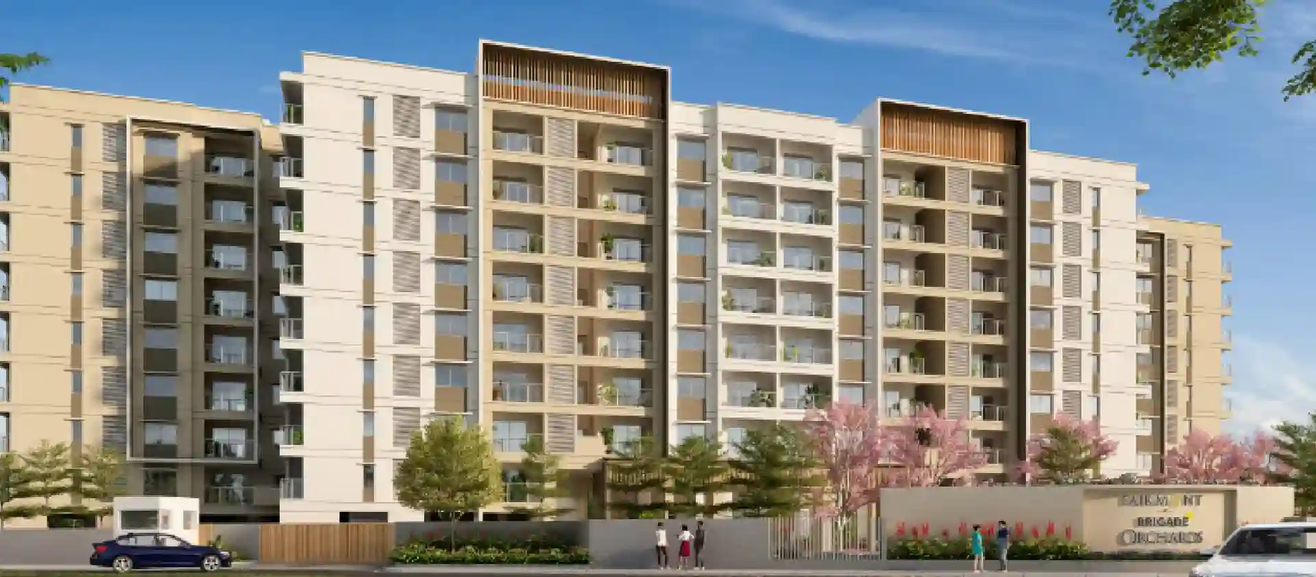 Artist's impression of Fairmont at Brigade Orchards